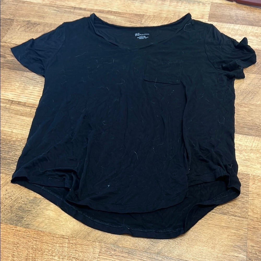 No Boundaries Black Short Sleeve Relaxed Tee